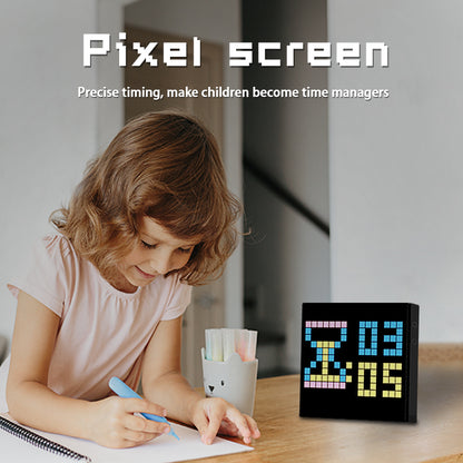 Miootly 16x16 LEDS Pixel Art  Programmable Social Media Counter 7.9-Inch Display