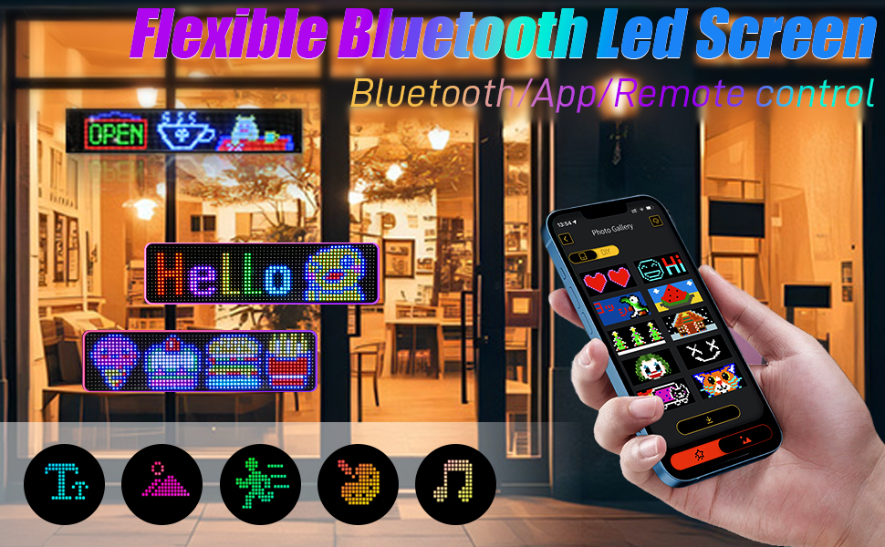 Miootly RGB Led Matrix Pixel Panel 16*96 LEDS