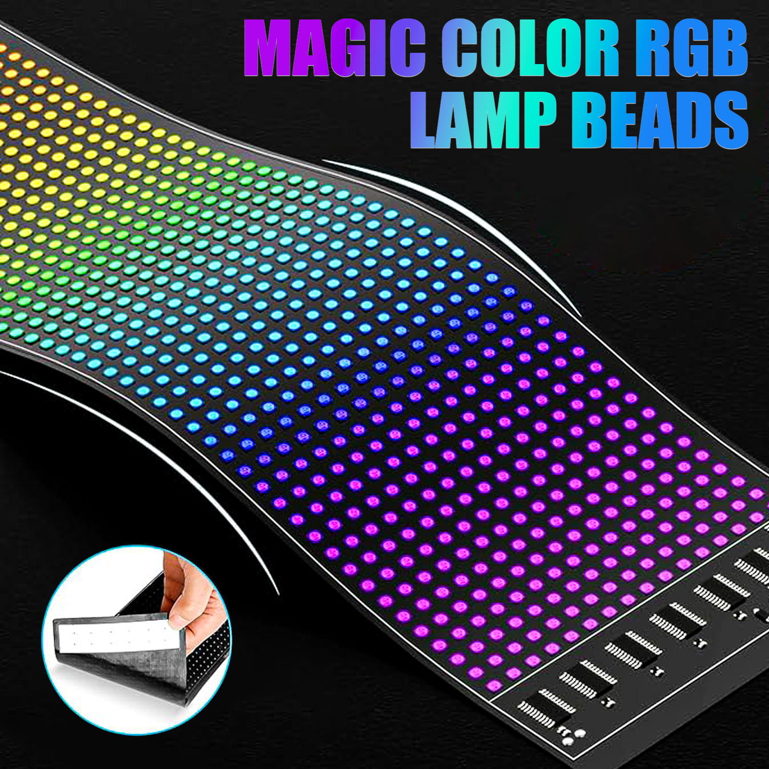 Miootly RGB Led Matrix Pixel Panel 16*96 LEDS