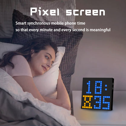 Miootly 16x16 LEDS Pixel Art  Programmable Social Media Counter 7.9-Inch Display