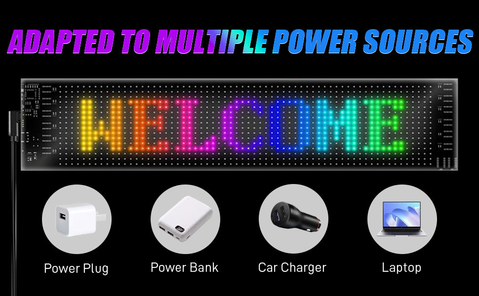 Miootly RGB Led Matrix Pixel Panel 16*64 LEDS Detailed view