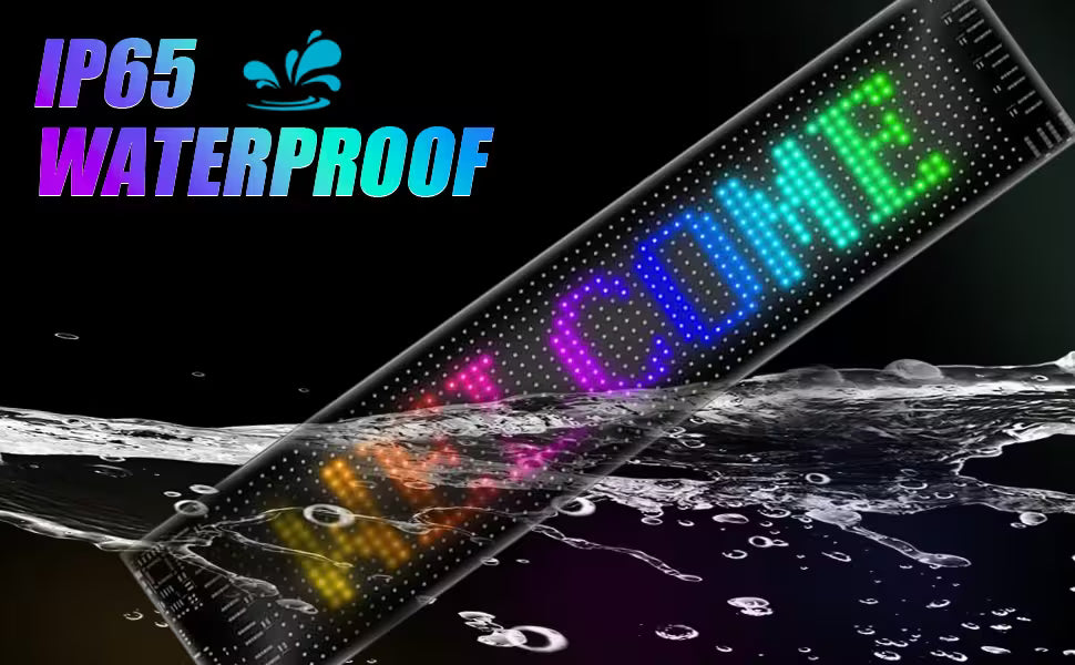 Miootly RGB Led Matrix Pixel Panel 16*64 LEDS Functional view